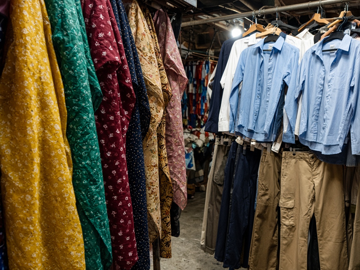 Telas, uniformes y ropa de diario