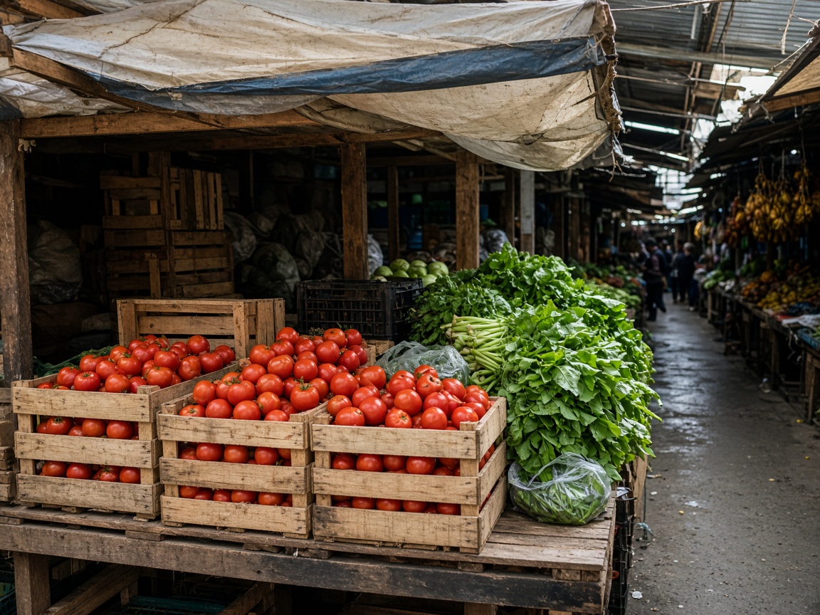 Puesto de verduras de Doña Marta